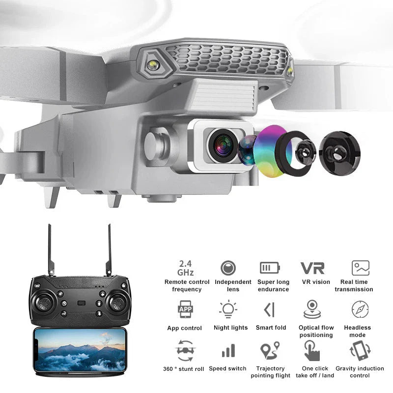 . E99 Pro Drone 4K – Ultra HD Camera | Easy Control & Smooth Flying
